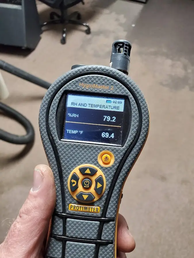 Moisture meter humidity assessment for Fire & Smoke Damage Restoration in Allen Park